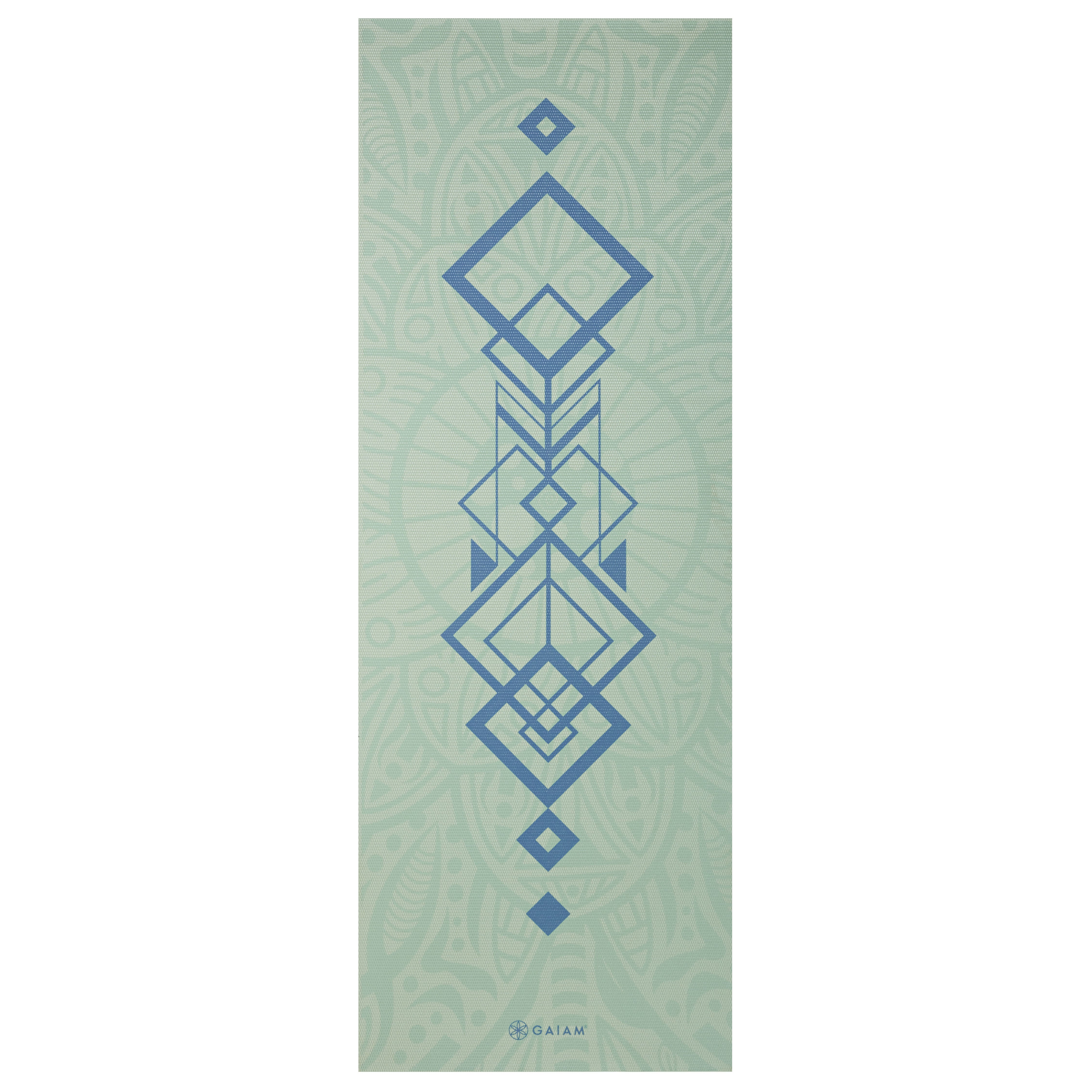 Gaiam Fijian Dream Printed Yoga Mat (4mm) flat